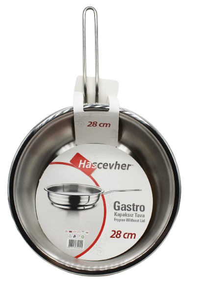 HASCEVHER GASTRO 28X8CM FRYPAN
