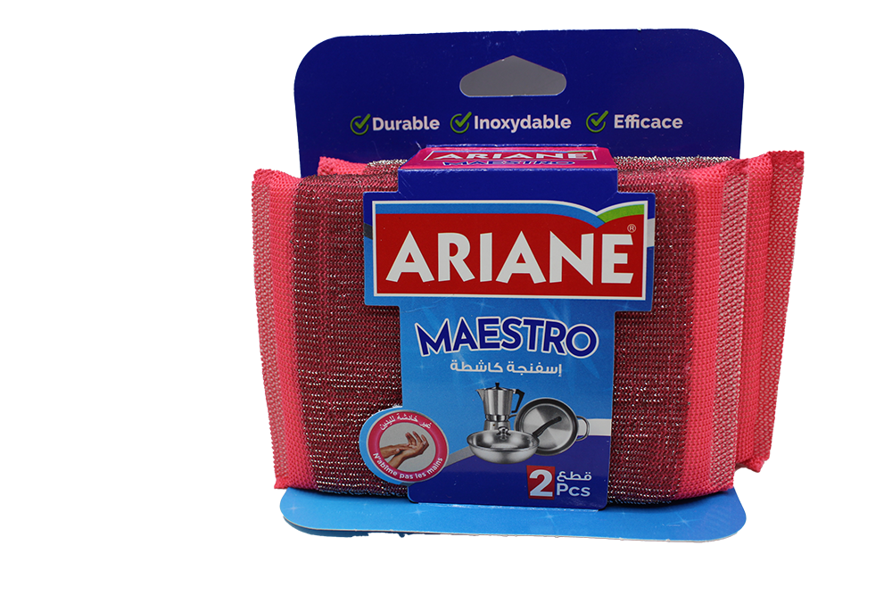 EPONGE ABRASIF MAESTRO 2P