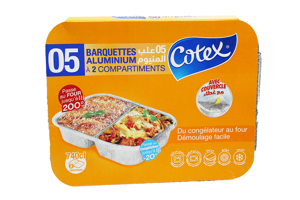 COTEX BARQ ALU 740CL 2C 5PCS