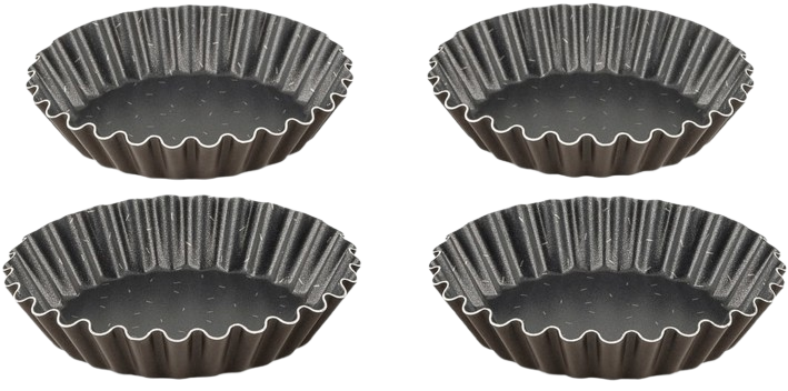 SET 4MOULE A TARTE 11CM