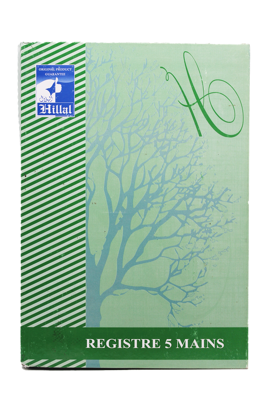 REGISTRE  5 Mains  70 GR