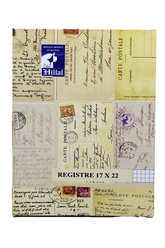 REGISTRE  2 MAINS 1722 70 GR