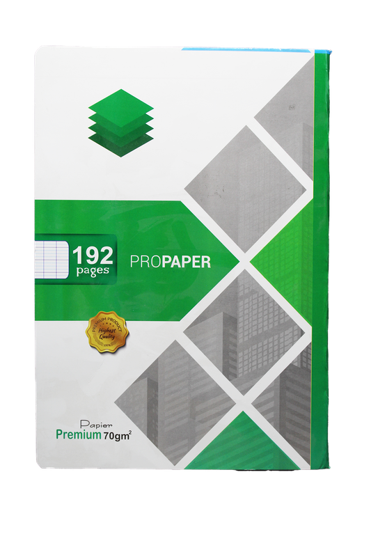 CAHIER 192PAGES PIQUE  GF A4