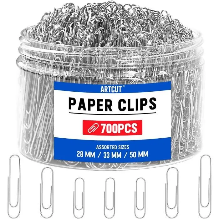 Trombones papier 700 pièces 