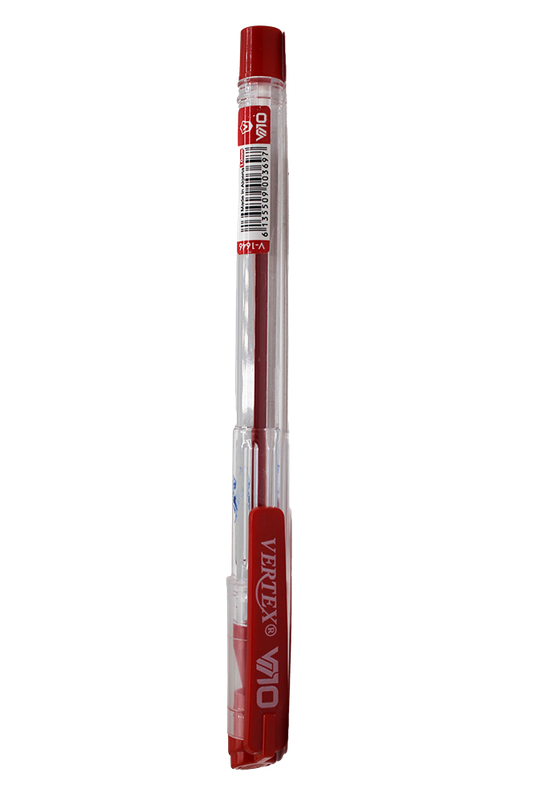STYLO VERTEX V10 1MM ROUGE