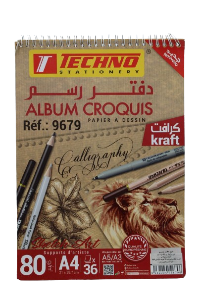 ALBUM CROQUIS TECHNO 9679