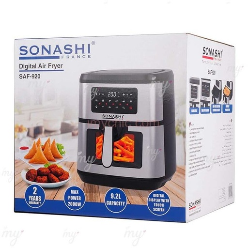[41003227] AIR FRYER 2000W SONASHI SAF920