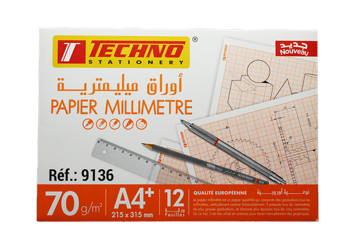[100438] PAPIER MILLIMETRE EN POCHETTE