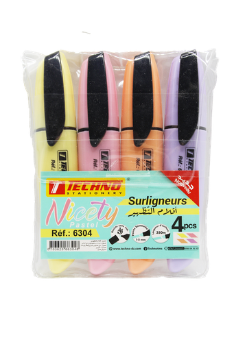 [32007935] SURLIGNEUR PASTEL 4PCS 6304