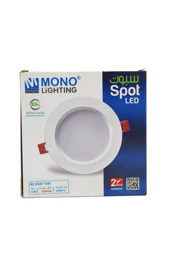 [DZ-01633] MONO SPOT SLIM WHITE 15W 6500K