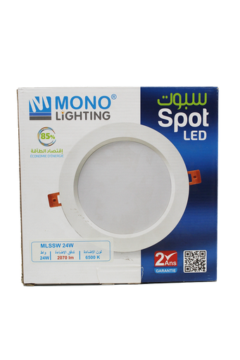 [DZ-01634] MONO SPOT SLIM WHITE 24W 6500K