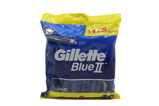 [12013388] GILLETTE JETABLE BLUE 2 15+5PK
