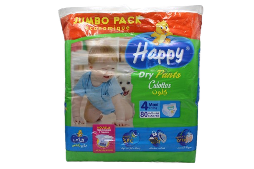 [12013090] HAPPY DRY PANTS MAXI 80PCS