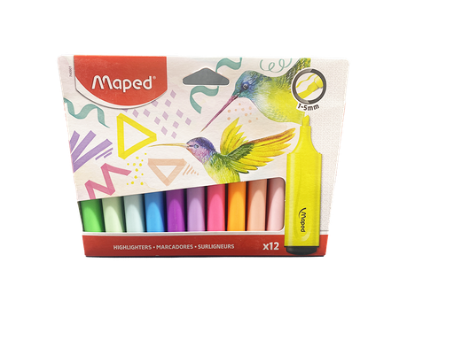 [32010740] SURLIGNEUR COUL ASS X12 POCHET