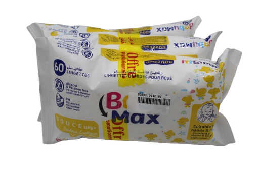 [12014500] BABY MAX LINGETTE 60P PACK 3
