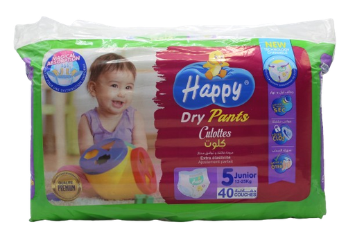 [12011122] HAPPY DRY PANTS 5 JUNIOR 40P