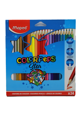 [13331] CRAYON COULEUR 24PCS MAPED 183