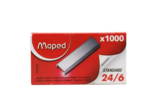 [100744] AGRAFES 24 6 BOITE DE 1000PCS