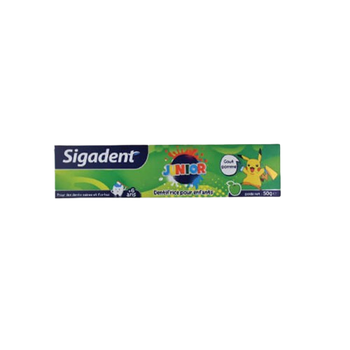 [12009019] SIGADENT JUNIOR POMME 50 G X12