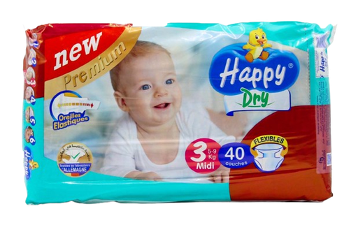 [12011112] HAPPY DRY MIDI 40PCS