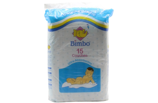 [12012201] BIMBO COUCHE DROITE 15PCS