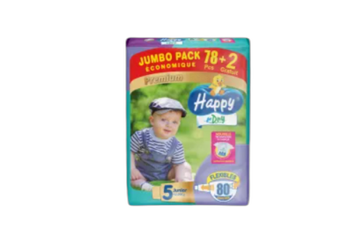 [12013087] HAPPY R DRY JUMBO JUNIOR 80PCS