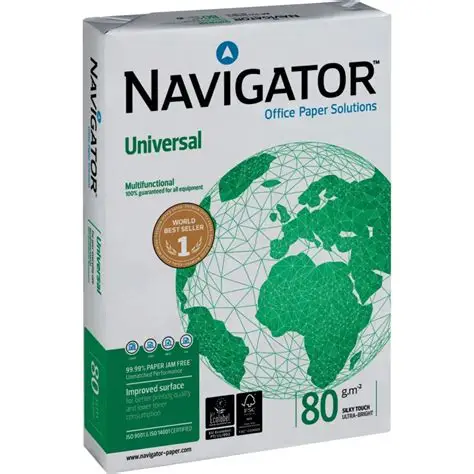[DZ-48685] RAME DE PAPIER BLANC A4 80G 500F "NAVIGATOR". RÉF : 0610			 