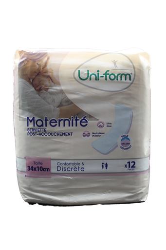 [12013991] UNIFORM SERV POST ACCOUCHE 12P