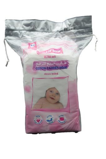 [12014498] COTIFLEX DISQUE CARRE BB 60PCS