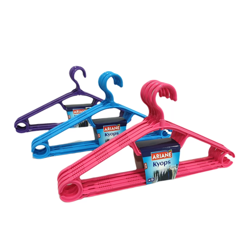 [31014121] CINTRE ADULTE 5PCS ARIANE