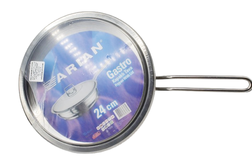 [31014246] POELE INOX 24X7CM COUVERCLE