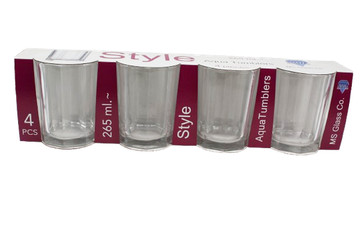 [31017464] VERRE A EAU 265 ML 4P