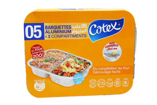 [31017823] COTEX BARQ ALU 740CL 2C 5PCS