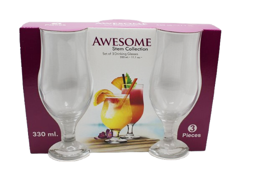 [31017972] 3COUPE A GLASSE 380ML