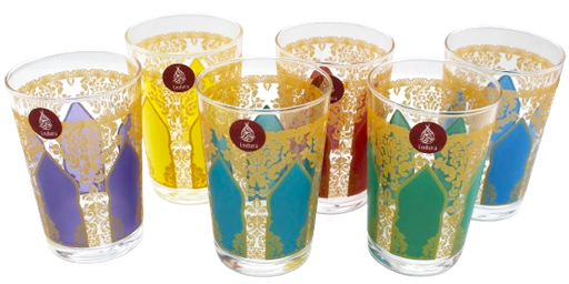 [31018000] VERRE A THE DECORE