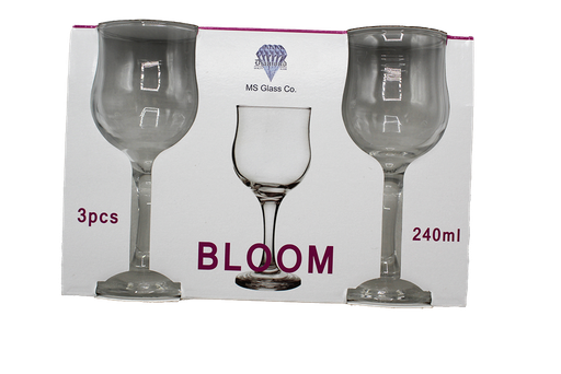 [31018115] VERRE A PIED 240ML3PCS