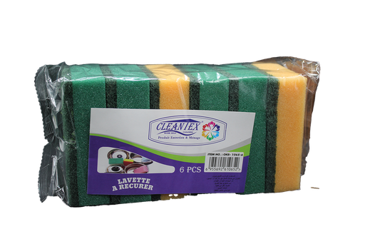 [31018390] EPONGE LAVETTE 1065 6 6.PCS PM