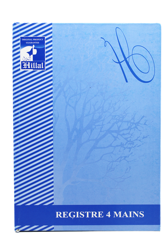 [32001702] REGISTRE  4 Mains 70GR