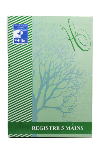 [32001703] REGISTRE  5 Mains  70 GR