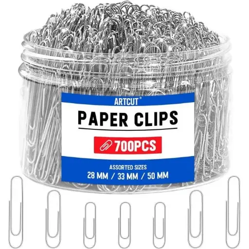 [DZ-00771] Trombones papier 700 pièces 