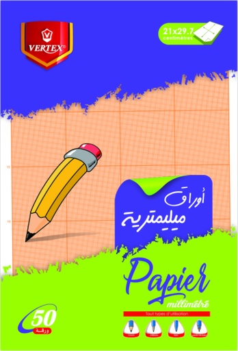 [32006836] BLOC MILLIMETRE 50F A4 VP 065